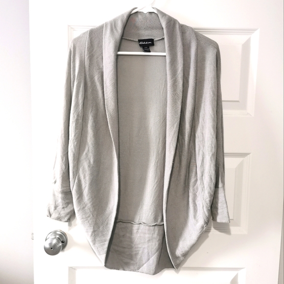 Cardigan, bundle of 2, Seductions brand, color black & gray. - Picture 4 of 5